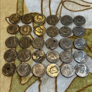 Large Estate Sale Kennedy Half Dollar Coin Collection